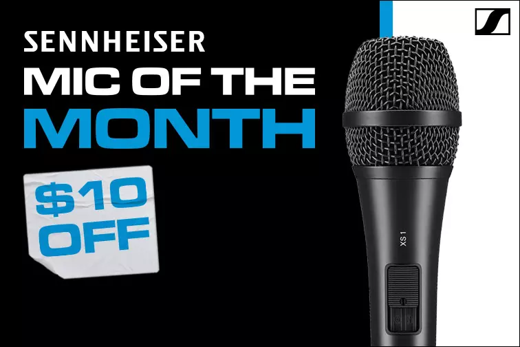 Get $10 off the Sennheiser Mic of the Month